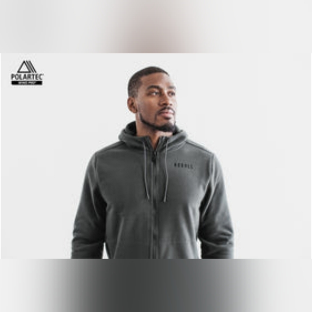 nobull polartec wind pro arctic zip-up fleece jacket size M NWOT